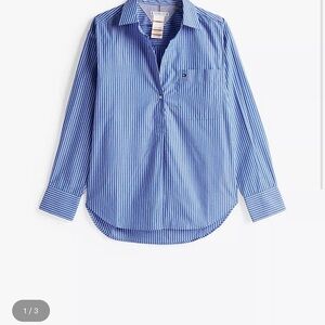 Oversized Fit Poplin Shirt